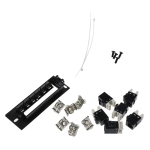 CAT6 Panel Electronic Cable Wall Mount Rack Adapter RJ45 Networking Connection Wiring