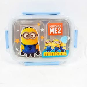 Cute Cartoon Stainless Steel Lunch Box Sealed Bento Box / 不锈钢保温盒可爱卡通分隔密封便当盒