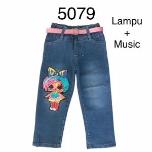 NomenaKids ~ 5079 Celana Panjang jeans LOL Anak perempuan