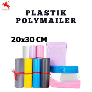 [COD] PLASTIK POLYMAILER Ksatria Tape Polymailer 20x30 cm isi 100 Plastik Packing Kemasan/ Packing Olshop -COD