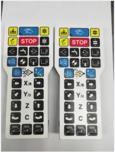 OnlyF U New 208518680 Keyboard Plate Apply for Wire Cut WEDM Machine  Control Sheet Key Plate Buttons Control Hand Remoto Controller 5Y6Z3
