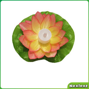 Nexlent LED Waterproof Floating Lotus Light 17cm Night Lights Wishing Lamp