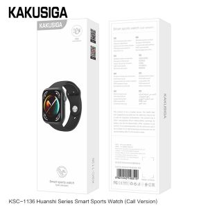 KAKU จอ1.85นิ้ว วัดความดัน มีลำโพง+ไมค์ ฟังเพลงได้ พรีเมี่ยม ของแท้ เมนูไทย นาฬิกา โหมดกีฬา Smart Fit AC4