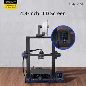Creality Ender 3 S1 3D Printer Dual-Gear Extruder High-Precision Dual Z-axis Automatic Bed Leveling Sprite Direct FDM 3D Printer with CR Touch