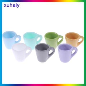 xuhaiy 10pc 1:12 Dollhouse Miniature Mug Water Cup Model Kitchen Accessories Toys