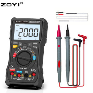 ZOYI ZT-M2H Intelligent Overheat Protection Digital Multimeter capable of measuring 2KV high-voltage AC/DC current specialized for capacitor measurements in mining fields.