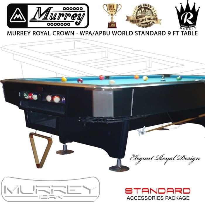Murrey Royal Crown STD 9 ft Pool Table - Meja Billiard Biliar 9 feet | Lazada Indonesia