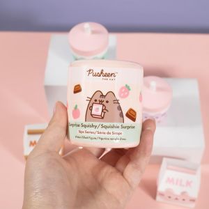 Hamee Pusheen the Cat Cute Squishy Toy Water Filled Surprise Capsule Pusheen Sips Birthday Gift Bag Party Favor Gift Basket Filler