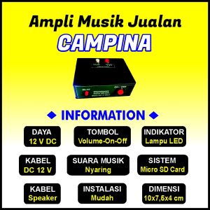 Musik Jualan Keliling Es Krim Campina Melodi Buat Jualan Keliling Es Krim Campina 1 Set Dengan Toa