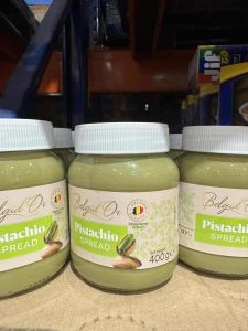 BelgidOr Pistachio Spread 400g - Rich in Pistachio 30% - Perfect for Spreads and Snaking