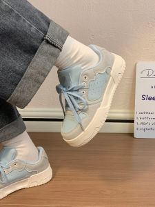 Womens Versatile Thick Sole Board Shoes Summer 2024 New Style Bread Shoe Pink Sneakers Retro Sports Casual Shoes for Students