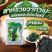 สาหร่าย วากาเมะ สาหร่ายวากาเมะอบแห้ง สาหร่ายวากาเมะ ขนาด 250g 裙带菜