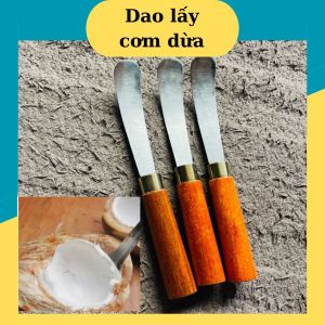 Dao lấy cơm dừa nạo cùi dừa và lóc cái dừa non chất liệu nhíp ô tô