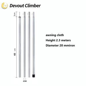 Outdoor camping canopy poles premium tent poles adjustable telescopic rods sturdy stakes.