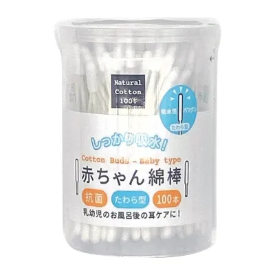Kyowashiko Baby Cotton Swab (Baletype) 100Sticks