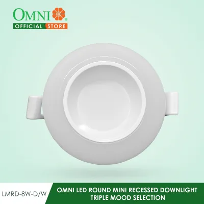 OMNI LED Round Mini Recessed Downlight Triple Mood Selection - LMRD-8W-D/W