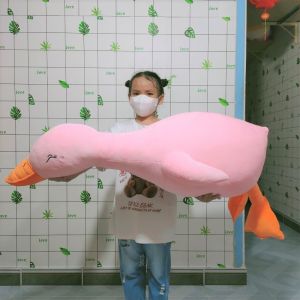 Gấu bông Vịt nằm lười Vịt vàng trầm cảm vải Miniso co giãn 4 chiều lông mịn cao cấp