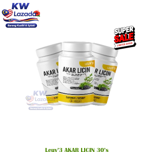 Leuv3 Akar Licin 30s | Herbal Supplement | Produk Herba Tradisional Wanita