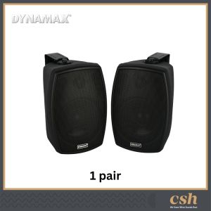 DYNAMAX FW65ABT 6.5” Bluetooth Wall Speaker System TWS For Cafe Restaurant (1 Pair) FREE Speaker Cable 10m