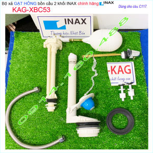 Xả bồn cầu Linax đúng hãng KAG-XBC53 cao cấp Bộ ruột két nước cầu C117 -C333-C711 siêu bền hiệu suất tốt