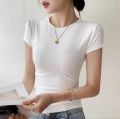 BUY 1 TAKE 1(Total of 2) Double Lining Basic Top Body Hugging Full Length Stretchable Womenswear Double Lining Shirt. 