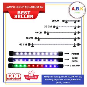 Lampu LED CELUP AQUARIUM AQUASCAPE AKUARIUM UKURAN 20 30 40 50 60 3 WARNA