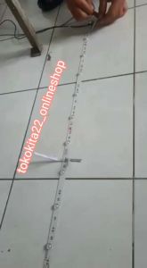 (10 Batang) Lampu Hard Led Strip Bar Kaku SMD 2835 HILED DC 12V 13 Watt 15 Mata Led/Batang Neon Box