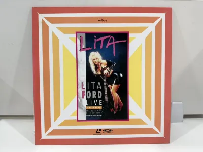 1LD แอลดี แผ่นเลเซอร์ดิสก์ LITA FORD Laserdisc Live in Concert Ozzy Osbourne duet LD ... (E15E40)