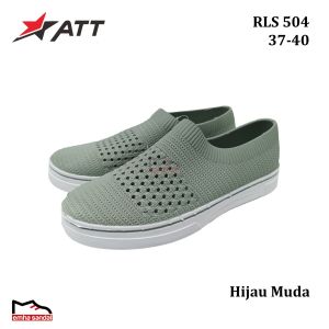 Sepatu Flat Wanita - Slip On Wanita Bahan Karet Elastis Anti Air dan Tidak Licin