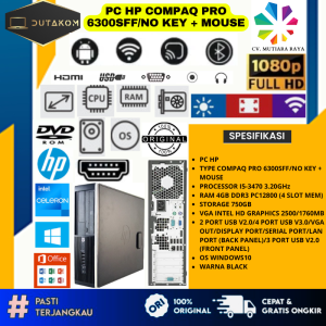 CPU HP COMPAQ PRO 6300SFF/NO KEY + MOUSE