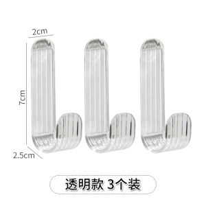 WE 3712 = 亚克力透明挂钩 acrylic transparent hook Ready stock in Malaysia