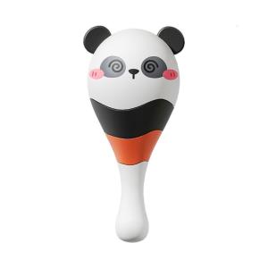 Early Learning Panda Shape Rattle Toy For Baby 0-3Months Sensory Maracas for Hand Eye Coordination Skill Improvement