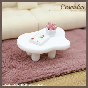 [Carmelun] 1 12 Dollhouse Simulation Mini Cloud Tea Table Model Dollhouse Living Room Furniture Decoration Micro Scene Construction Props
