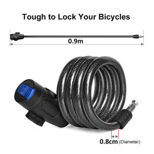 Bicycle Lock Bike Security Locker Anti-Theft Locks Locker Kunci Keselamatan Basikal Basikal Bicycle Lock