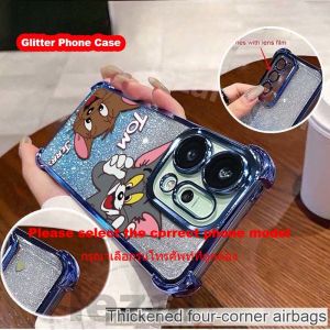 เคสกากเพชร OPPO Reno 14 Pro 14F 5G Reno14Pro Reno14 Pro Reno14F 5G 2025 เคสนิ่มกันกระแทกกล่องใสดีไซน์ใหม่หรูหรา