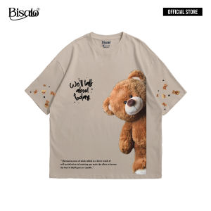 BSL - 76 Bisalo Baju Kaos Pria Wanita lengan pendek motif "TODAY BEAR" Digital Printal Kaos Distro Combed Atasan - pakaian wanita - pakaian pria - baju wanita - baju pria - atasan wanita pria - kaos oversize - kaos hitam putih - kaos katun