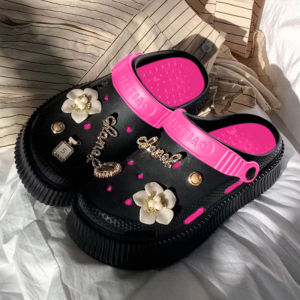 LHMonday พร้อมส่งทั่วไทย รองเท้าหัวโตแฟชั่นเสริมส้น รุ่นนี้มี 5สี เป็นสีแบบทูโทนสวยสุดๆ ยางดี น้ำหนักเบาไม่อมน้ำ ราคาสุดปัง อยากได้จิ้มตะกร้าเลย