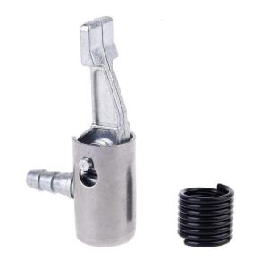 Cái bơm lốp khóa trên nâng hơi Máy nén khí mini Máy bơm lốp xe di động cái bơm lốp lốp Chuck đầu vòi với barb nối