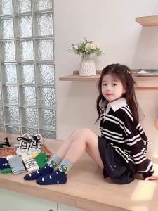 5 Pairs/Lot Autumn Winter Kids Cotton Socks Boy Girl Fashion SportS Soft Socks Baby Cute Breathable Toddler Socks Children CN2026
