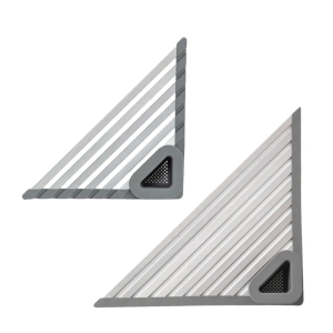 Không gian hiệu quả Silicone có thể gập lại máng thoát nước tam giác ổn định cấu trúc cho trái cây phụ kiện lưu trữ