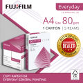 FujiFilm Everyday Copier Paper A4 80gsm (1 Carton / 5 Reams). 