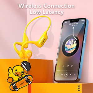 B.DUCK K19 TWS Wireless Earphone Bluetooth Earphone Air Conduction Headphones BT 5.0 Built-in Mic Noise Cancelling 130mAh 10hrs Music Play Sports Headset