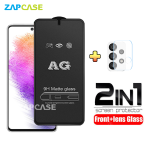 PAKET 2in1 Tempered Glass Anti Glare Samsung A73 5G Free Tempered Glass Camera Lens