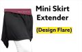 MINI SKIRT MUSLIMAH FLARE (S to PLUS SIZE). 