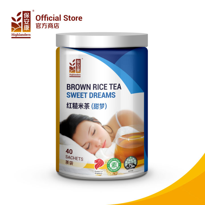 Highlanders Brown Rice Tea 40s Sweet Dreams (The Tea Before Sleep