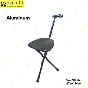 Aluminium Tripod Led Light Cane Seat Shock-Absorbing Rubber Tips