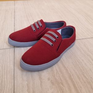 SEPATU slip on kasual loafers anak perempuan sekolah tk sd smp kanvas import murah kekinian keren