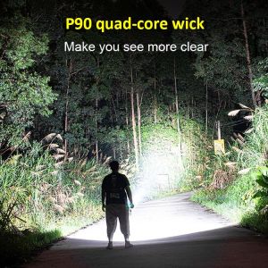 Home Emergency Mini Long Range Rechargeable Flashlight