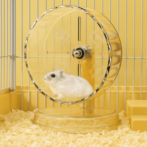 OUTOPEN Silent Bracket Hamster Running Wheel High-quality Stand Toy Roller Golden Hamster Exercise Wheel Durable Rotatory Small Pet Jogging Wheel For Small Animals