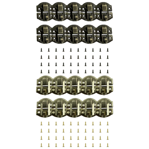 Vintages Styles Metal Lock Clasps Convenient for Box Case Antique Security Latches With Key Lock Designs